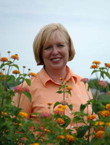 Photo of Susan Hamilton, Interim Director of UT Gardens